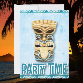 Tiki Hawaiian Luau Födelsedagsfest Inbjudningar
