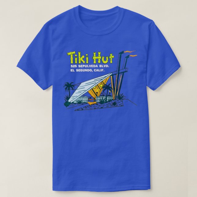 Tiki Hut T Shirt (Design framsida)
