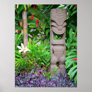 Tiki i Garden Poster