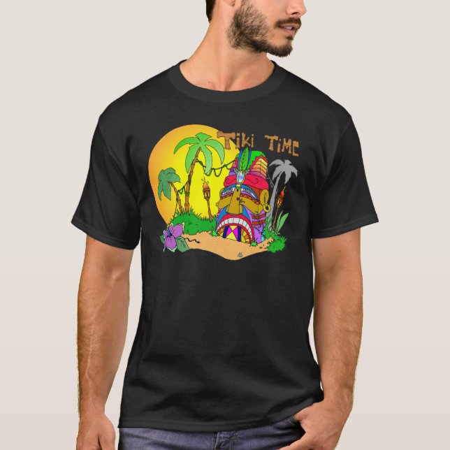 TIKI Island TIME T Shirt (Framsida)