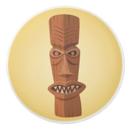 Tiki keramisk knopp