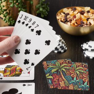 Tiki-kulturens uppspelningskort 01 casinokort