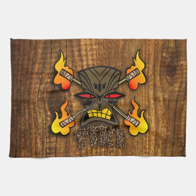 Tiki Kustom Kökshandduk (Horisontell)
