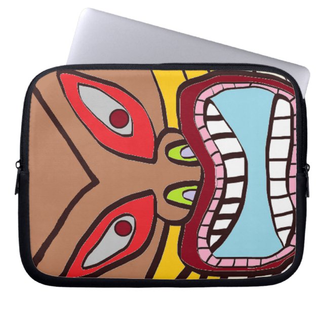 Tiki Laptop sleeve (Framsidan)