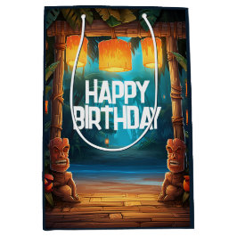 Tiki Luau Hawaiian Tropical Island Beach Birthday