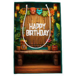 Tiki Luau Hawaiian Tropical Island Beach Birthday