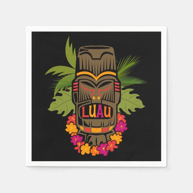 Tiki Luau Pappersservett (Framsidan)