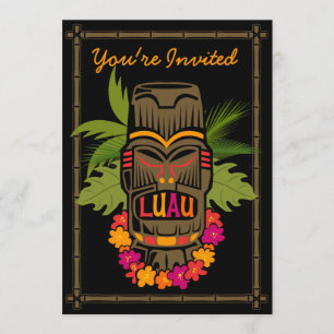 Tiki Luau personliginbjudan Inbjudningar