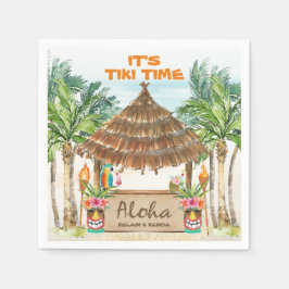 Tiki Luau | Tropisk strand Aloha Pappersservett