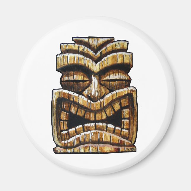 Tiki Man Magnet (Framsidan)