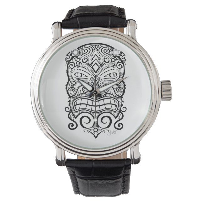 Tiki Mask Armbandsur (Framsida)