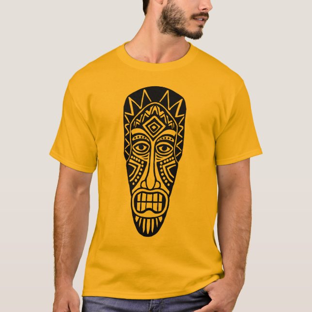 Tiki Mask II Tee Shirt (Framsida)