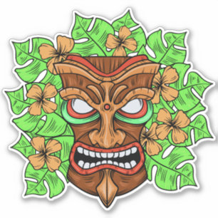 Tiki Mask Klistermärken