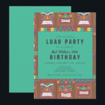 Tiki Mask Luau 50-årsfest Inbjudningar<br><div class="desc">Färgglada tiki-maskdesign-festligor för din 50-årsfest. Anpassa varje textrad med dina festdetaljer med hjälp av mallen. 

Kontakta mig om du behöver hjälp,  jag hjälper gärna.</div>