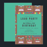 Tiki Mask Luau 50-årsfest Inbjudningar<br><div class="desc">Färgglada tiki-maskdesign-festligor för din 50-årsfest. Anpassa varje textrad med dina festdetaljer med hjälp av mallen. 

Kontakta mig om du behöver hjälp,  jag hjälper gärna.</div>