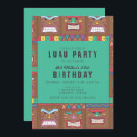 Tiki Mask Luau 50:e Födelsedagsfesten Inbjudningar<br><div class="desc">Färgfulla tikammerbjudanden för din 50:e födelsedagsfest firande. Anpassa varje textrad med dina party-uppgifter med hjälp av mallen. 

Kontakta mig om du behöver hjälp,  så hjälper jag kärlek.</div>