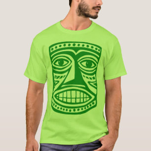 Tiki maskerar III - grönt Tee