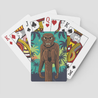 Tiki Monkey spelkort