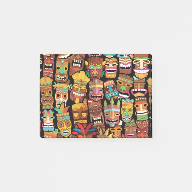 TIKI Mönster 4 Post-it Block (Framsida)