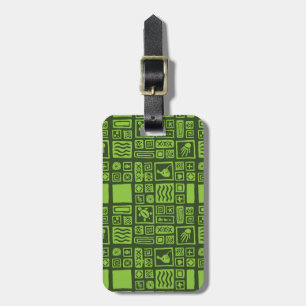 Tiki mönster bagagebricka