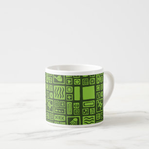 Tiki Mönster Espressomugg