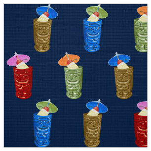 Tiki Mugg Retro Hawaiian Tropical Drinks Tyg