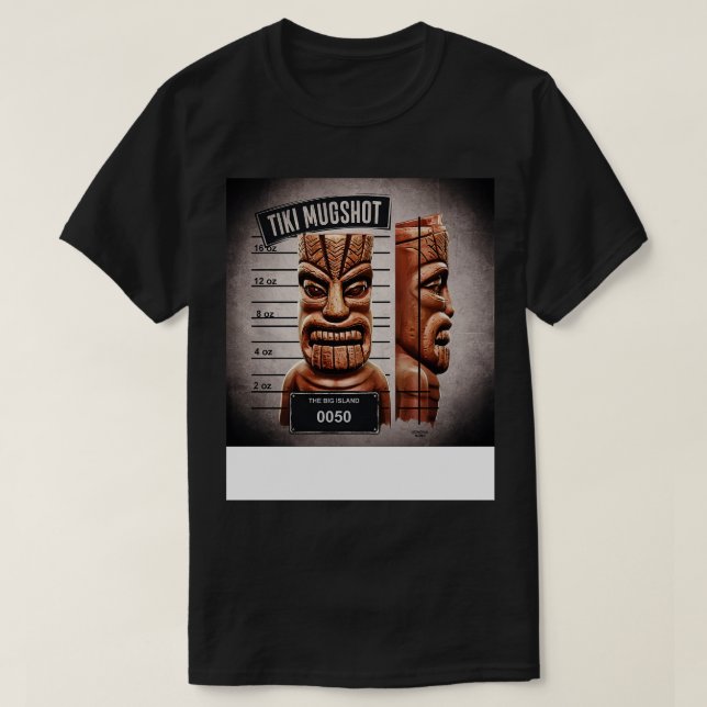 Tiki Mugshots TShirt T Shirt (Design framsida)