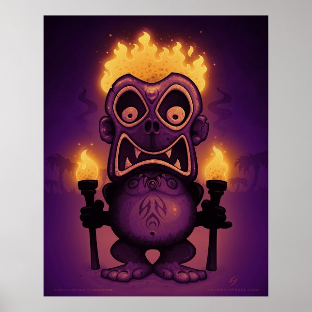 Tiki Munkee Poster (Framsidan)