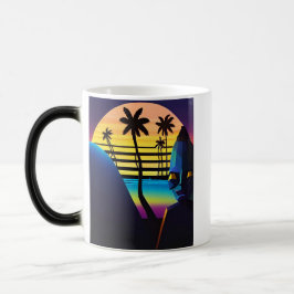 Tiki Night Synthwave Ken Gage Magisk Mugg