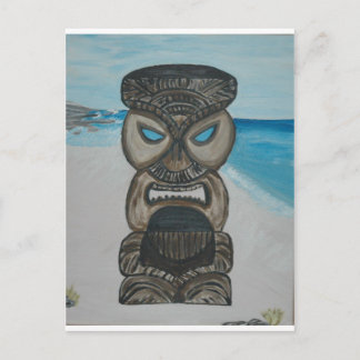 tiki on maui strand 004 - Copy Vykort