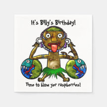 Tiki Party Funny Design (Personlig)