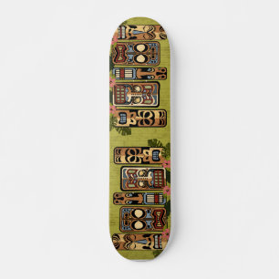 Tiki partySkateboard Skateboard Bräda 20,5 Cm