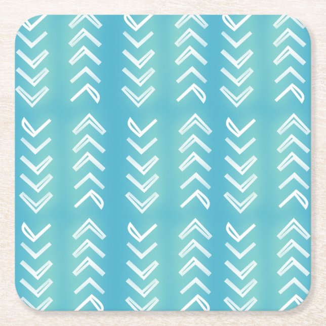 Tiki-pil Underlägg Papper Kvadrat (Framsidan)