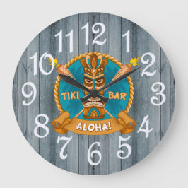 Tiki Pub Aloha  Stor Klocka