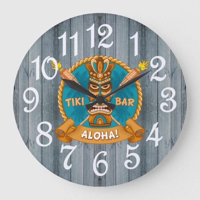 Tiki Pub Aloha  Stor Klocka (Framsida)