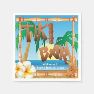 Tiki Pub - en tropisk oas Pappersservett