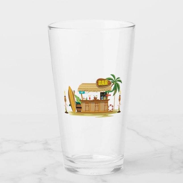 Tiki Pub Glass Glaskopp (Framsida)