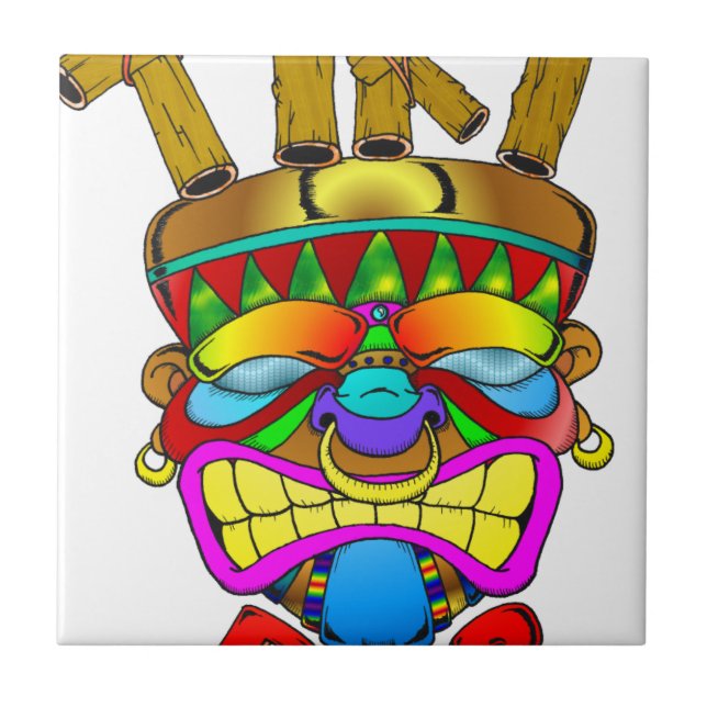 Tiki Pub Gud Kakelplatta (Framsidan)