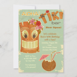 Tiki Pub-inbjudan Inbjudningar