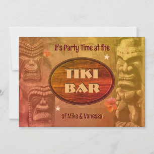 Tiki Pub-inbjudan Inbjudningar