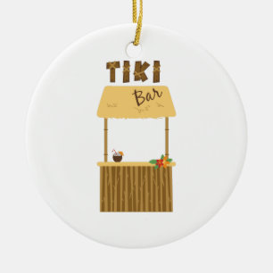 Tiki Pub Julgransprydnad Keramik