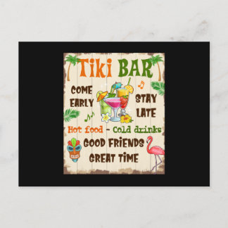 Tiki Pub Meddelande Vykort