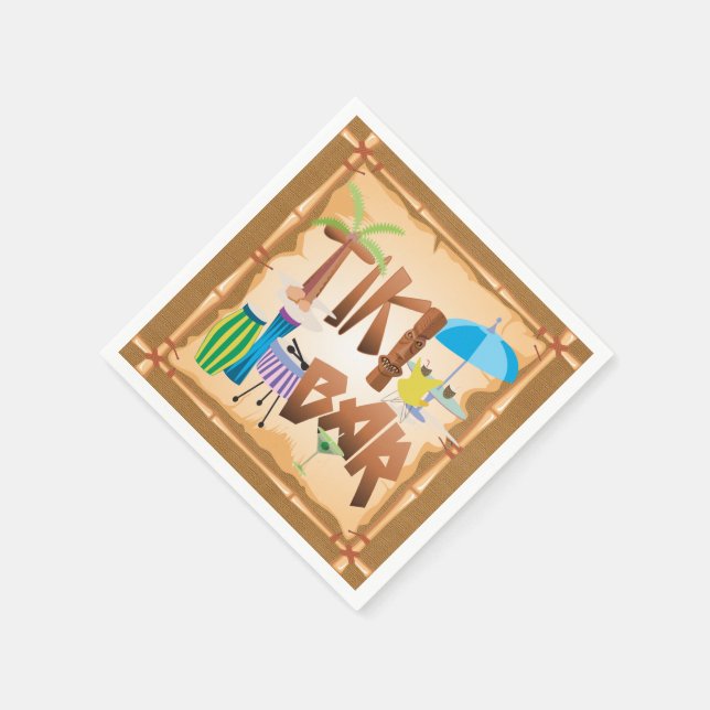 Tiki Pub Pappersservett (Hörn)