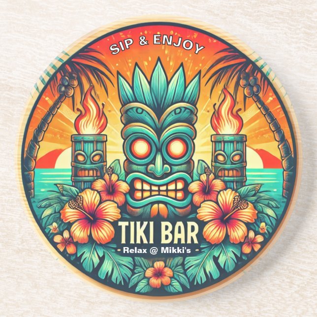Tiki Pub Sandstone Underlägg (Framsidan)