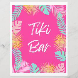 Tiki Pub Sign | Bassäng Party Signs
