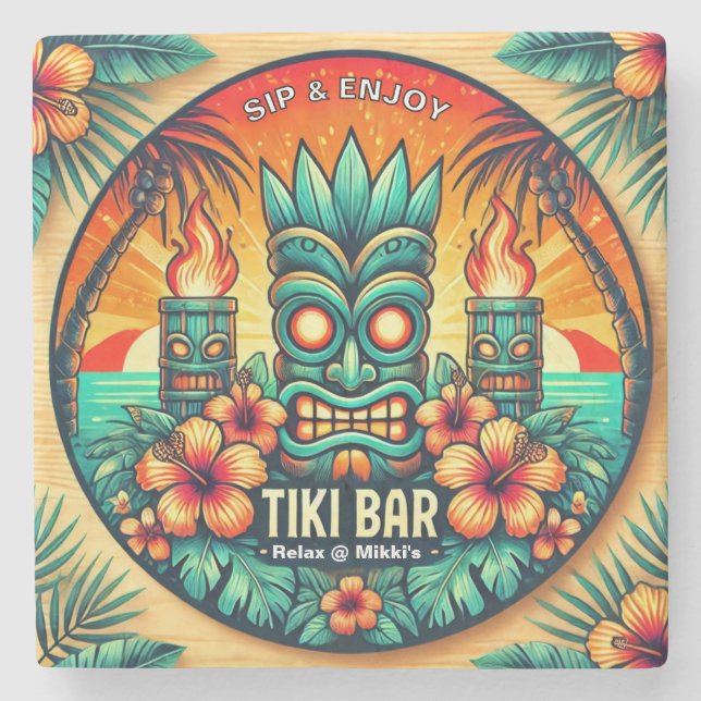Tiki Pub Stone Underlägg (Framsidan)