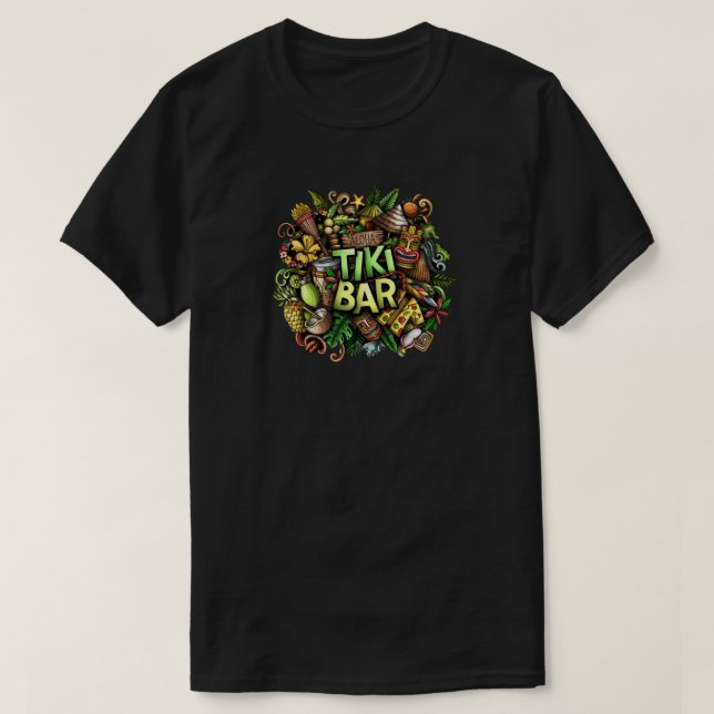 Tiki Pub T-Shirt (Design framsida)