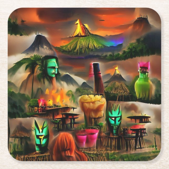 Tiki Pub Underlägg (Framsidan)