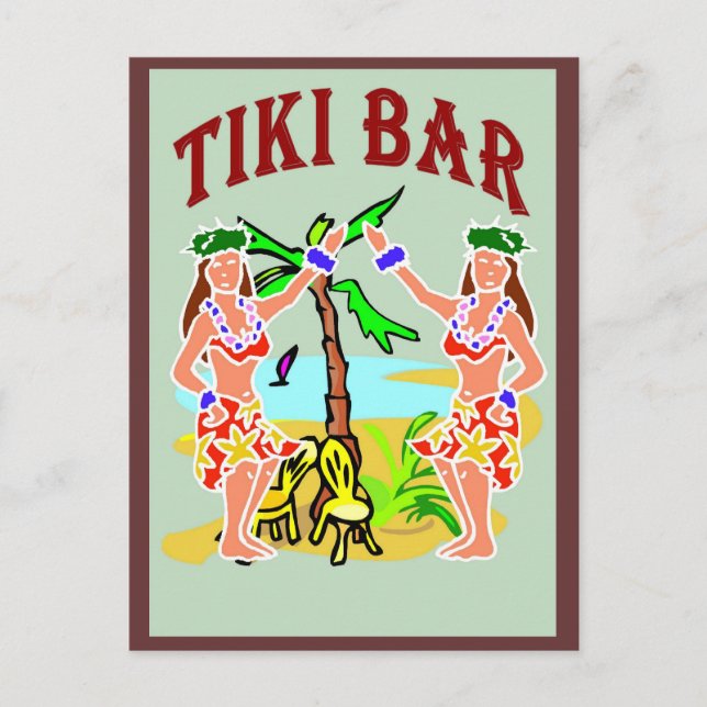 Tiki Pub Vykort (Framsida)