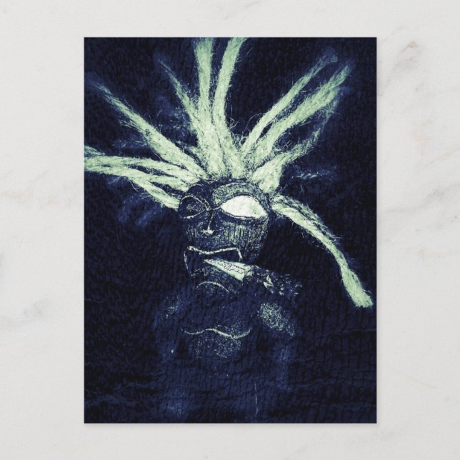 Tiki Smokes Vykort (Framsida)